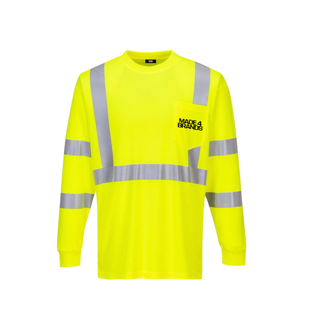 ProLite Hi-Vis Long Sleeve Work Tee