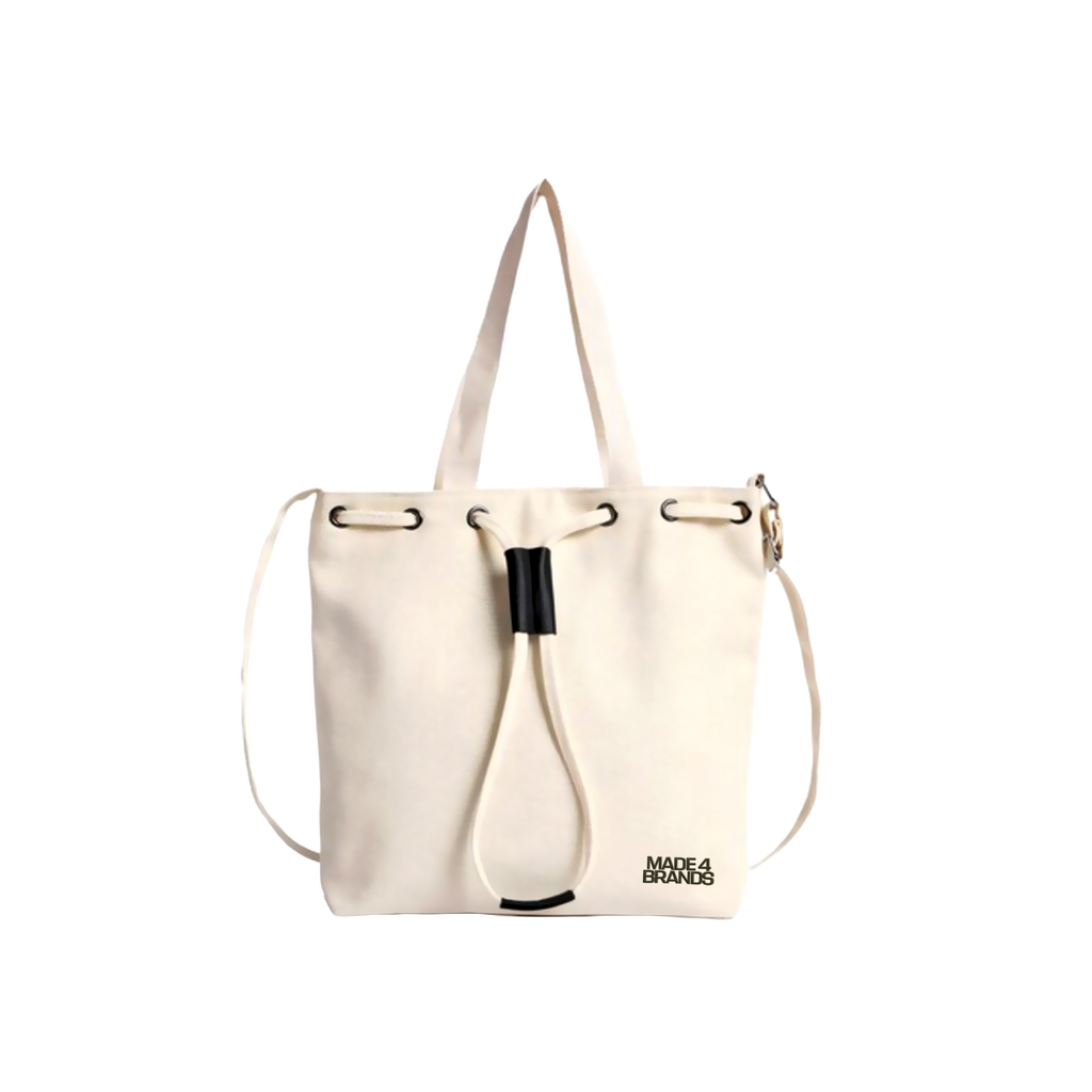 UrbanEase Canvas Drawstring Bucket Bag
