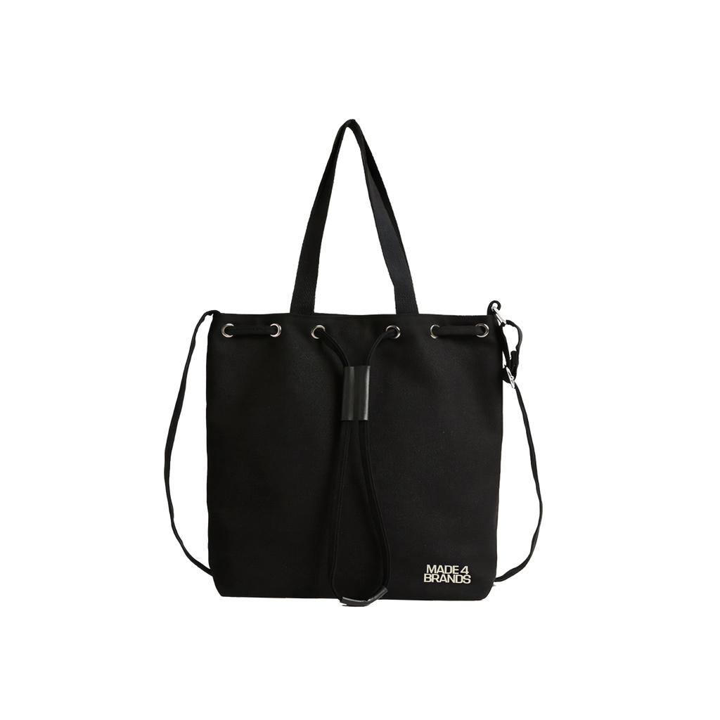 UrbanEase Canvas Drawstring Bucket Bag