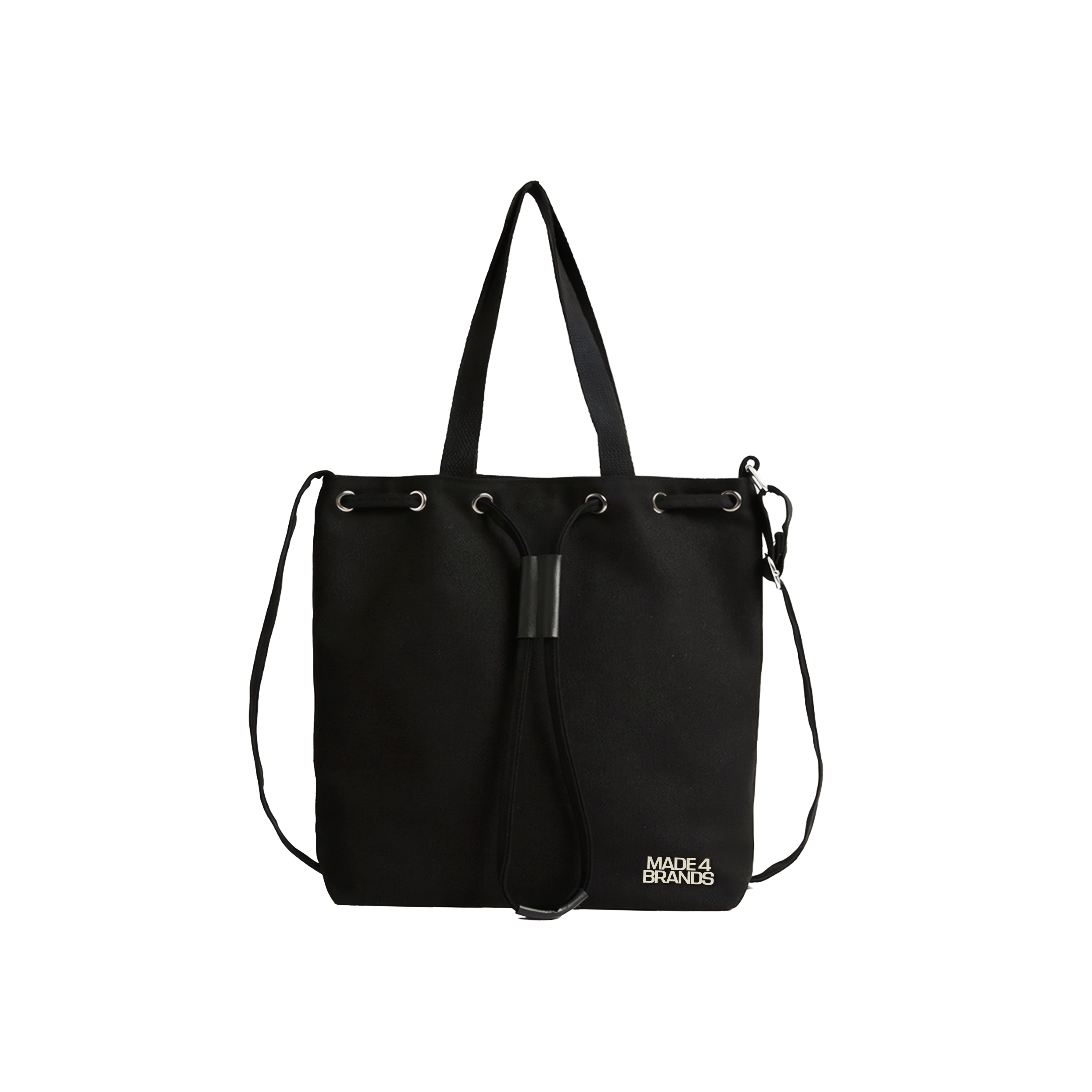 UrbanEase Canvas Drawstring Bucket Bag