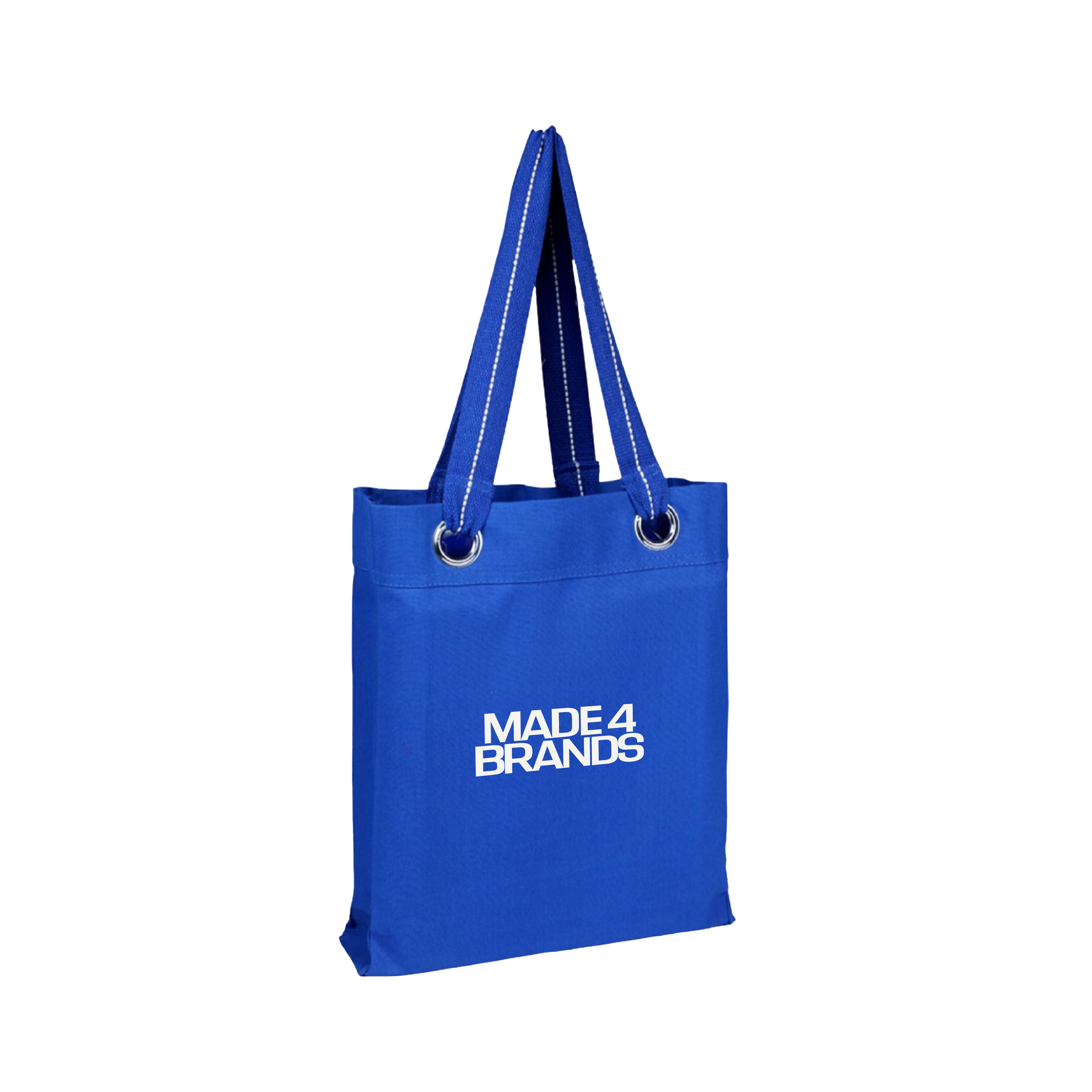 HarborStripe Heavy Canvas Grommet Tote