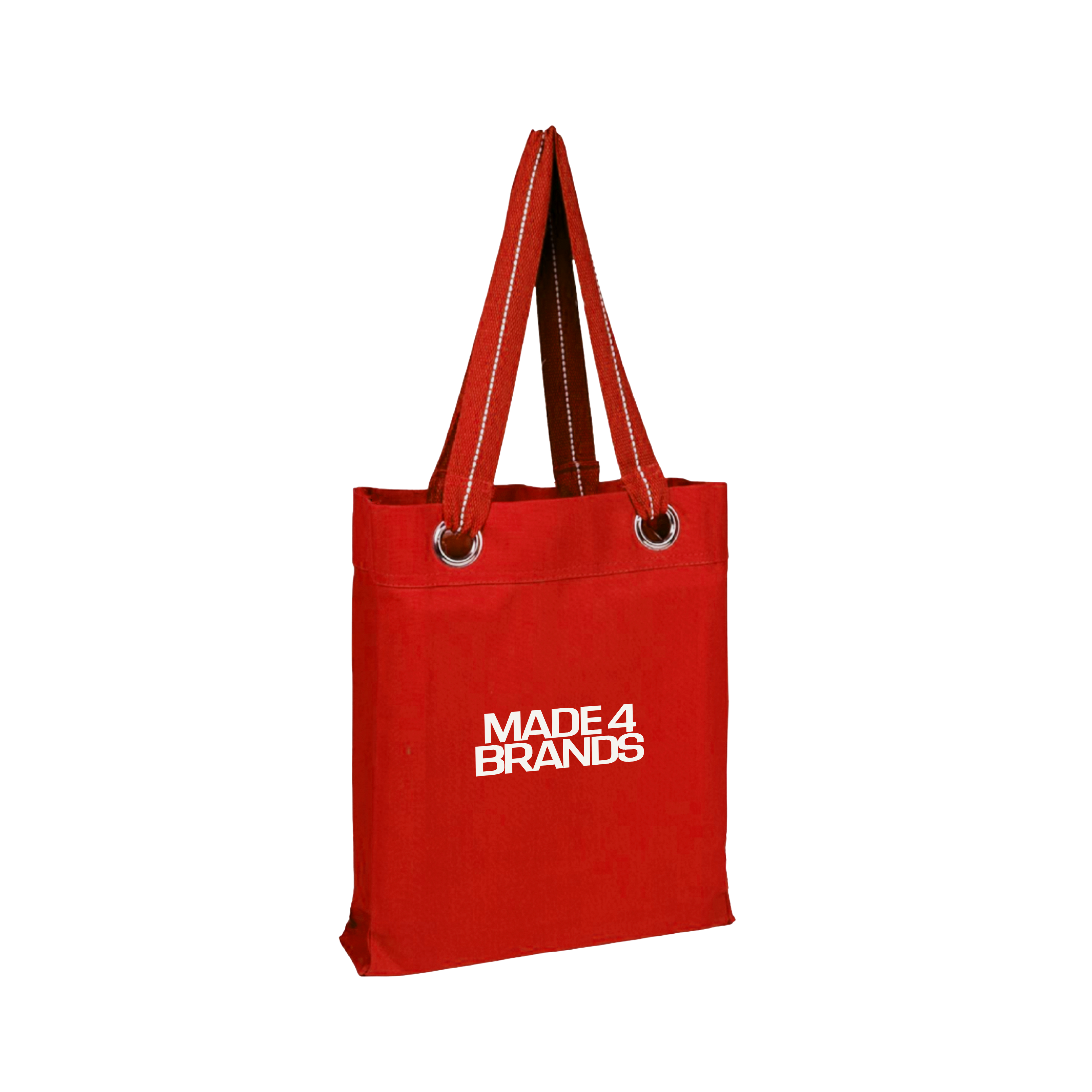 HarborStripe Heavy Canvas Grommet Tote