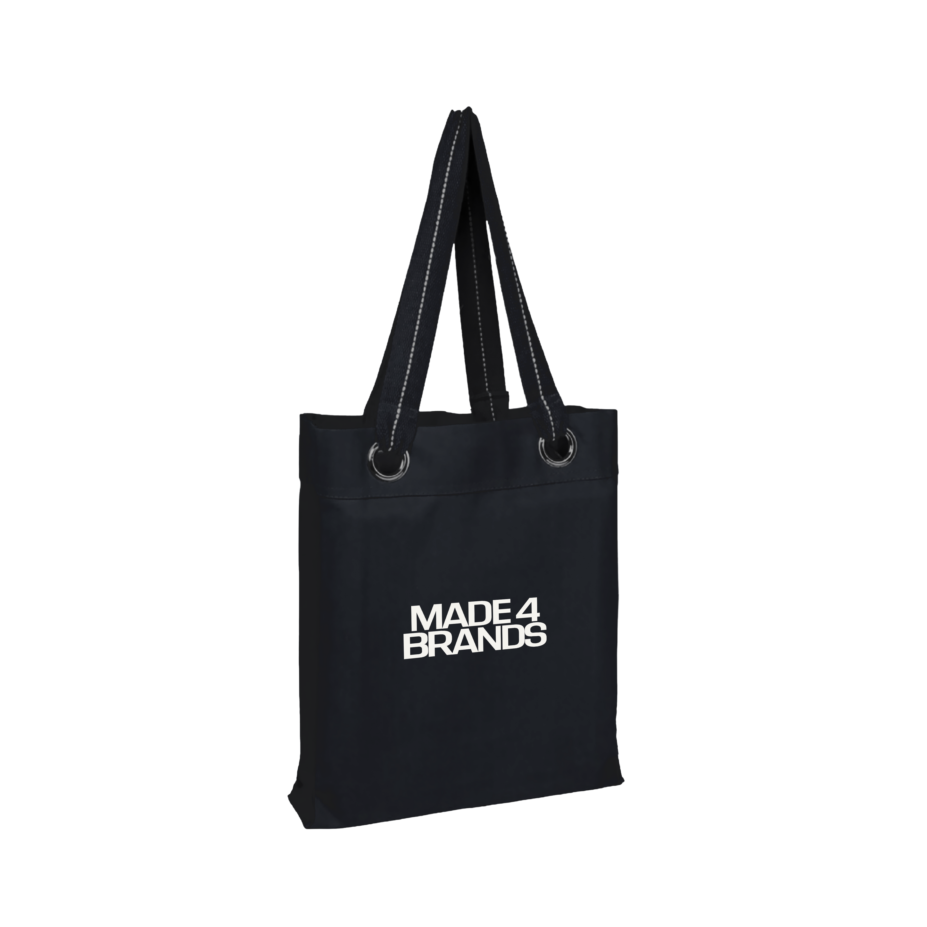 HarborStripe Heavy Canvas Grommet Tote