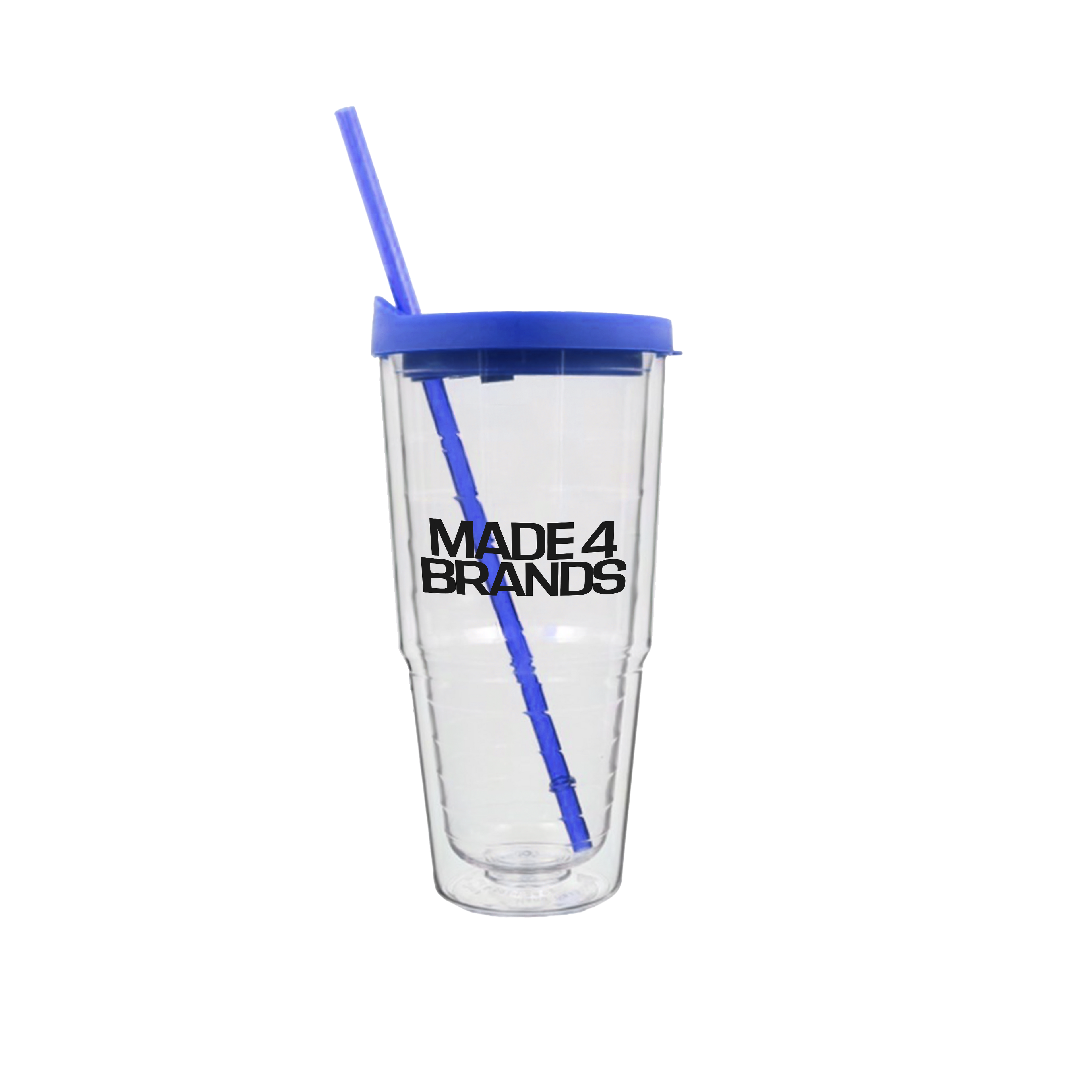 24 oz. Premium Acrylic Tumbler With Straw